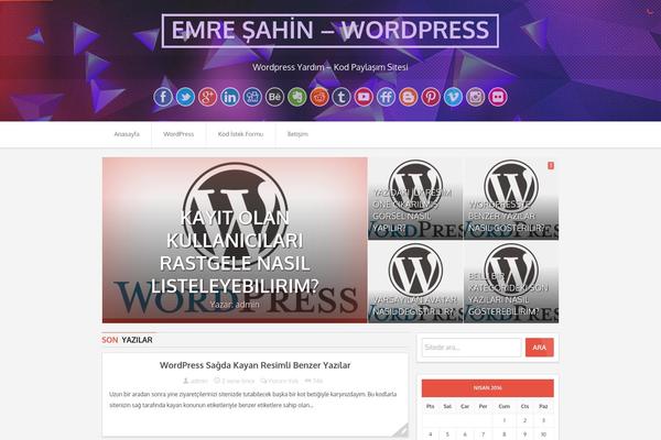 EccePure theme site design template sample