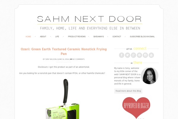 Sugar and Spice theme site design template sample