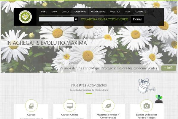 Eco-green theme site design template sample