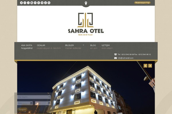 Nice Hotel theme site design template sample