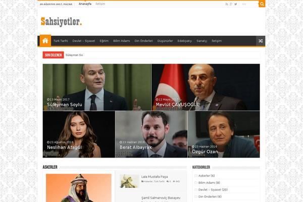 Sahifa theme site design template sample