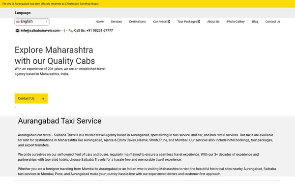 saibabatravels.com site used Saibaba
