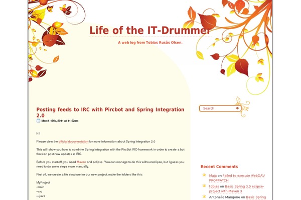 Forever-autumn-10 theme site design template sample