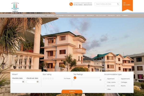 saigardens.com site used BookYourTravel
