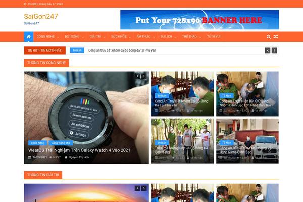 BlogMagazine theme site design template sample