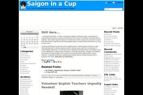 Site using Xhanch - My Twitter plugin