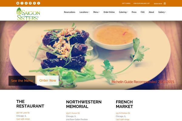 Triven theme site design template sample