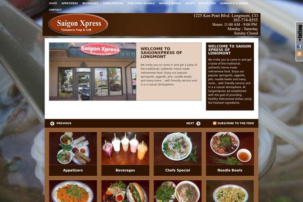Aperture theme site design template sample