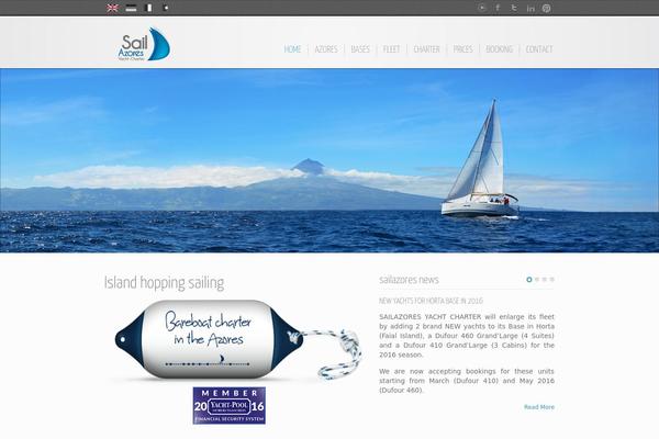 Inspire theme site design template sample