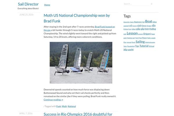 Clear Content theme site design template sample