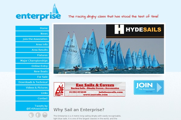 Enterprise theme site design template sample