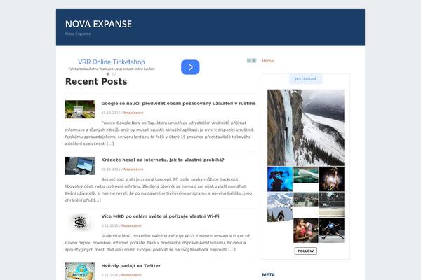 Waterside theme site design template sample