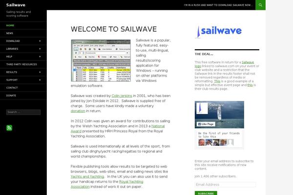 Twenty Fourteen theme site design template sample