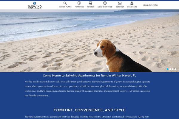 Momento theme site design template sample