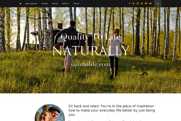 Hemlock theme site design template sample