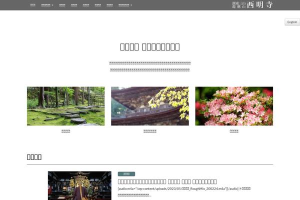 WordPress website example screenshot