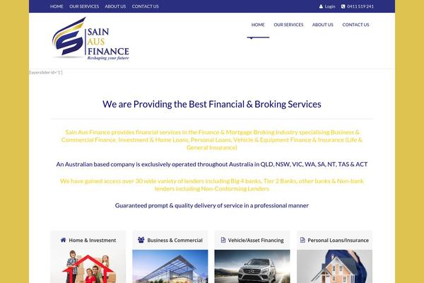 Realproperty theme site design template sample