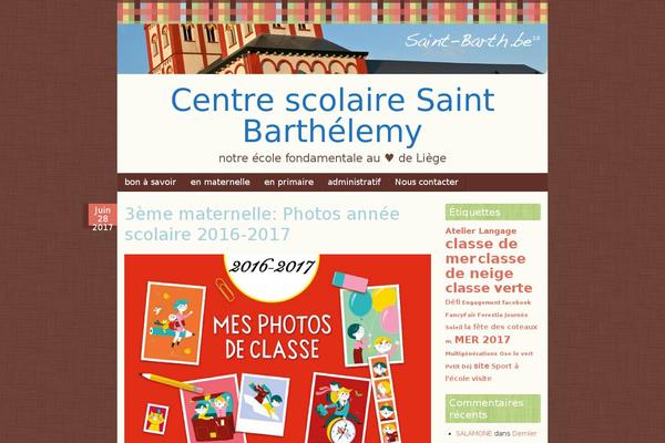 Scrappy theme site design template sample