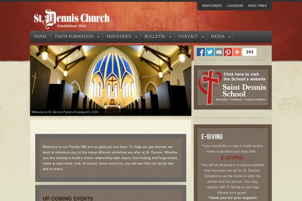 Light of Peace theme site design template sample