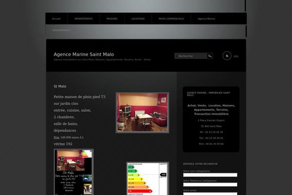 saint-malo-immobilier.com site used Pianoblack