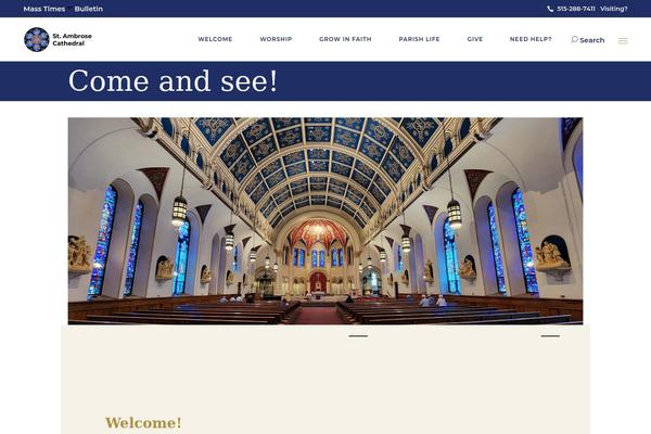 saintambrosecathedral.org site used Chapel