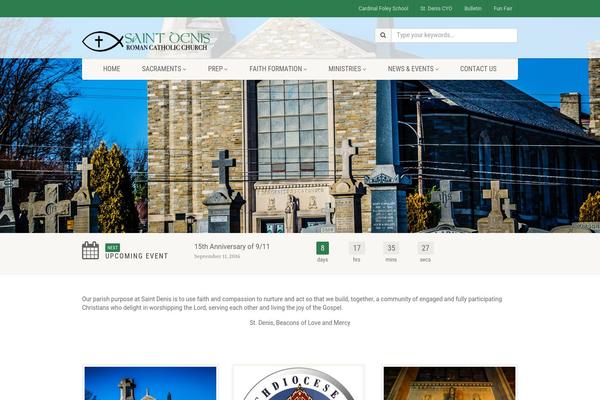 NativeChurch theme site design template sample