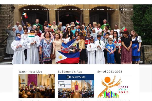 Adorechurch-child theme site design template sample
