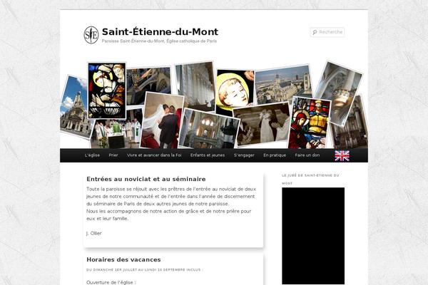 Site using Twenty Eleven Theme Extensions plugin