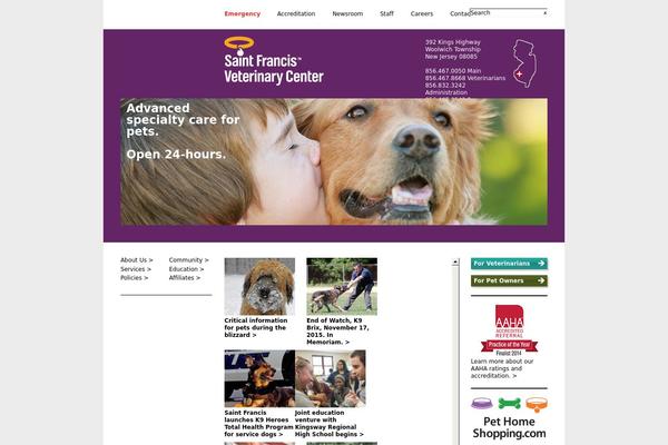 stfrancis theme websites examples