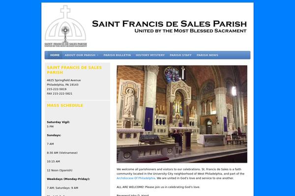 PageLines theme site design template sample