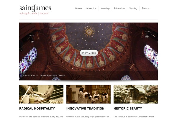 Reaction theme site design template sample
