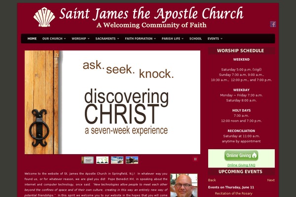 saintjamestheapostle.org site used PageLines