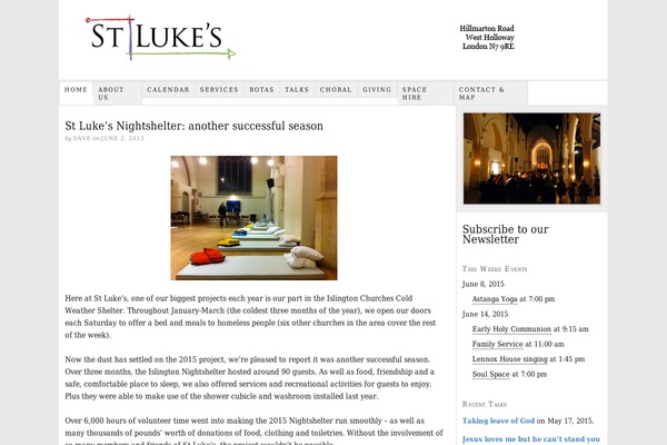 Thesis 1.7 theme site design template sample