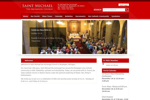 Site using Church Pack plugin