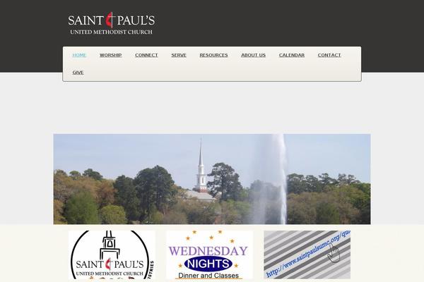 Blessing theme site design template sample