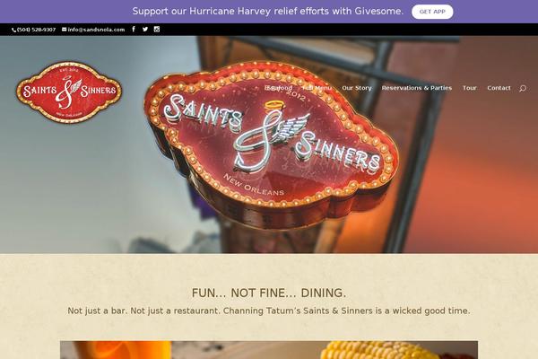 saintsandsinnersnola.com site used Saints-and-sinners-nola