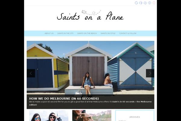 Isabelle theme site design template sample