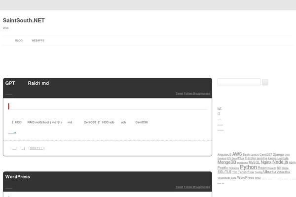 saintsouth.net site used Twentytwenty-child