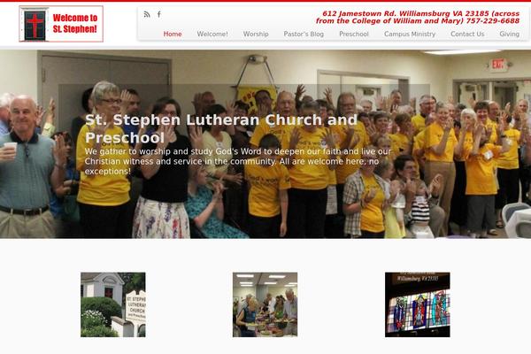 saintstephenlutheran.net site used Twentysixteen-sslcchild