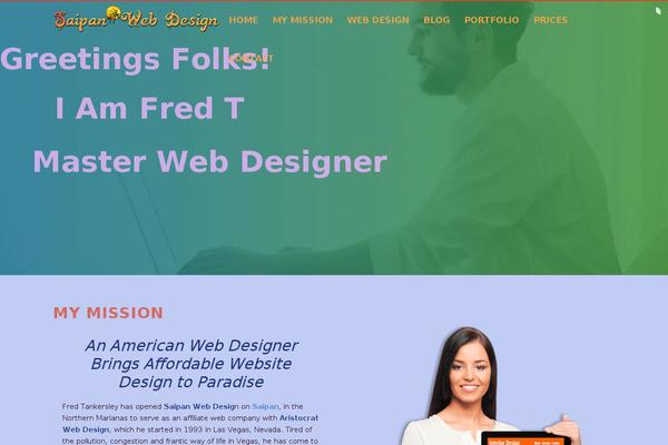 HashOne theme site design template sample