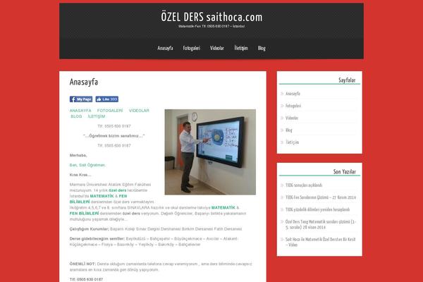 Theron Lite theme site design template sample
