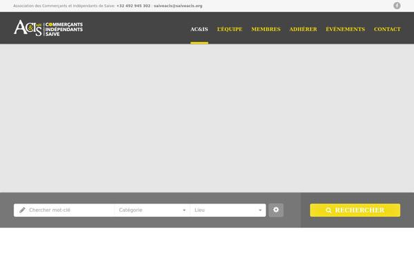 Directory2 theme site design template sample