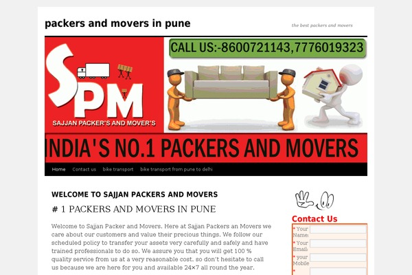 Twenty Ten theme site design template sample