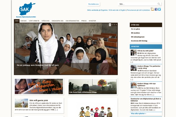 sak.se site used Sak-theme