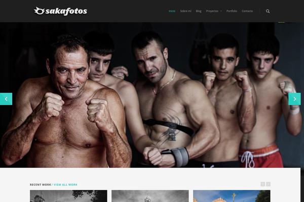 Salient theme site design template sample