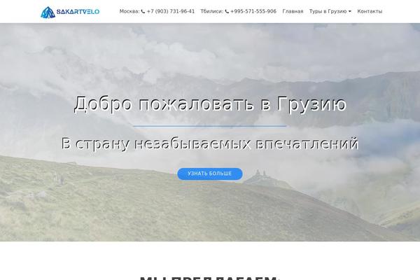 Zerif Lite theme site design template sample