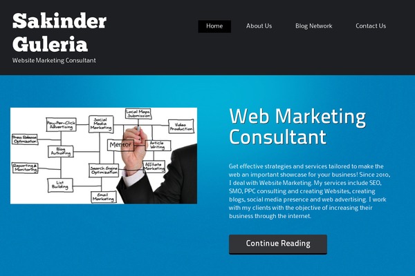 Alexandria theme site design template sample