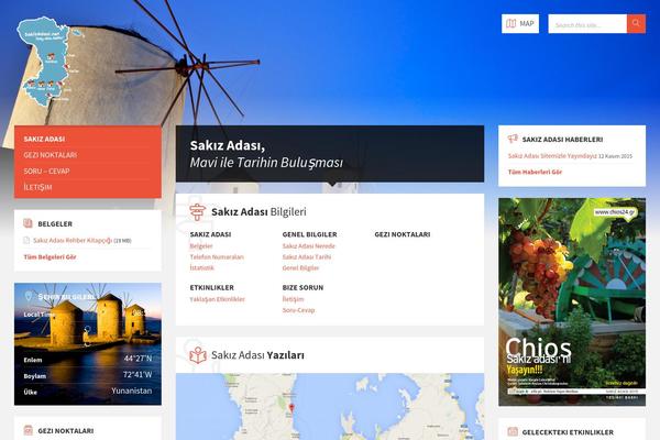 TownPress theme site design template sample