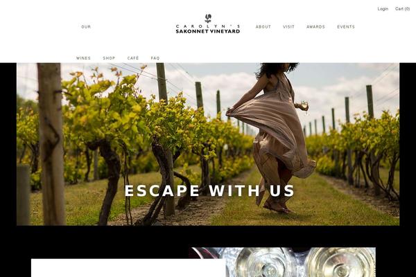 sakonnetwine.com site used Sakonett
