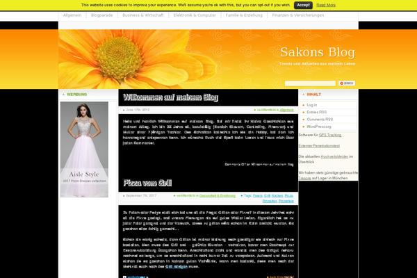 sakonsblog.de site used Orange Flower